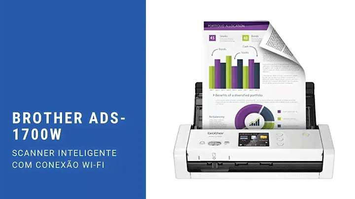 Brother ADS-1700W – Scanner Inteligente com conexão Wi-fi