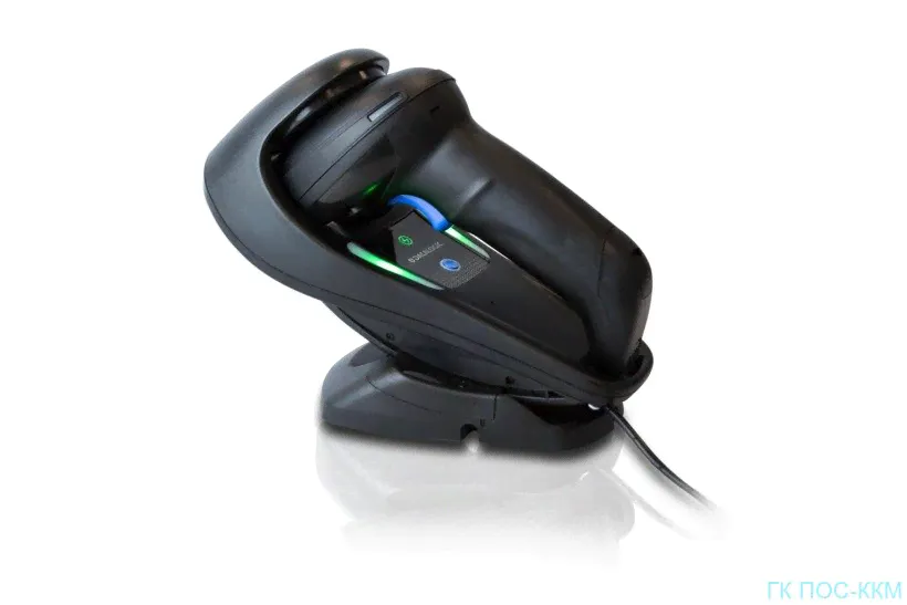 Сканер штрих-кода беспроводный DATALOGIC Gryphon GM4500, Kit, USB, 433 MHz, Black (Kit includes scanner, WLC4090-BK-433 base and USB cable 90A052258), p/n GM4500-BK-433K1-0
