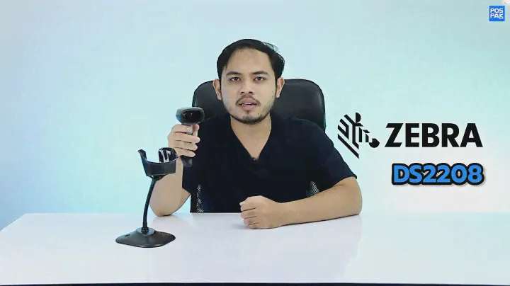 ZEBRA DS2208 เครื่องอ่านบาร์โค้ด 2D USB + STAND