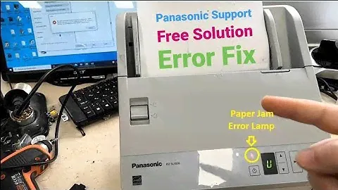Panasonic Scanner Paper Jam Error Solution Fix KVSL 1056 1066 3056 3066 and All Models Canon